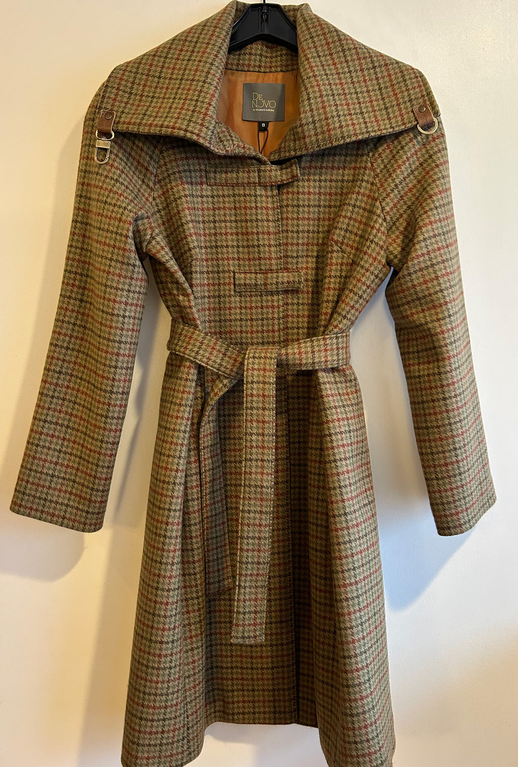 CROSSBAR RAGLAN COAT · martini plaid